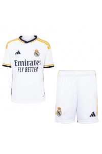 Real Madrid Babytruitje Thuis tenue Kind 2023-24 Korte Mouw (+ Korte broeken)